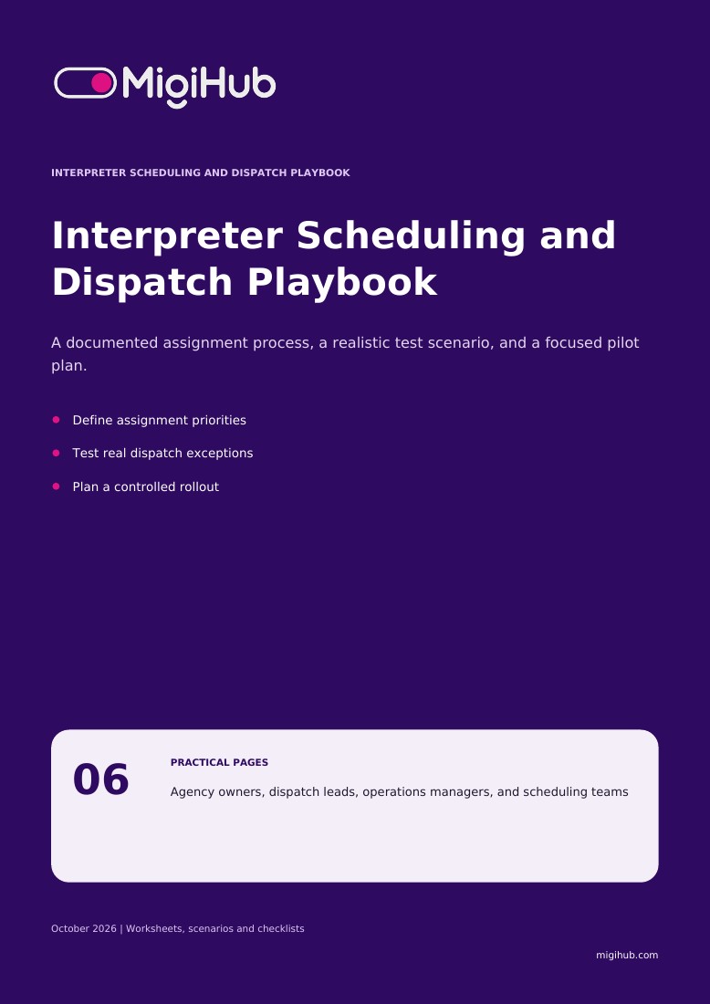 Interpreter Scheduling and Dispatch Playbook